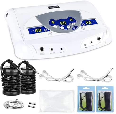 Boeetech Ionic Foot Spa Machine,Dual Ion Foot Bath Detox Machine for Home Use, Easy 10-30 Min Home Detox Foot Soak, 5 Foot Detox Modes for Toxin, Heavy Metal