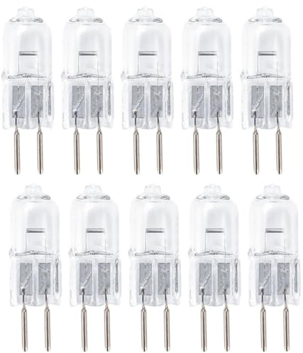 JZLBBC 10 piezas Lámpara halógena GY6.35 12V 24V 220V 20W 35W 50W 75W 100W G6.35 Bombilla halógena G6.35 / GY6.35 Base dos pines regulable 24V-75W