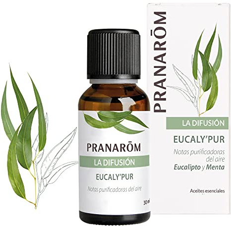 Pranarôm - La Diffusione - Oli Essenziali per Diffusore con Eucalipto Bio - Sinergia Eucaly'Pur - Fragranza Rinfrescante e Purificante per Ambienti - 30 ml