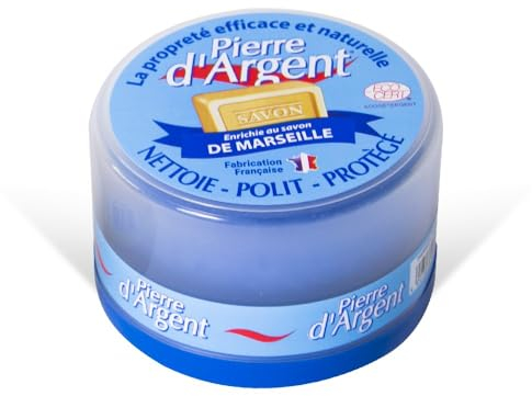 Pierre d'Argent enrichie au savon de Marseille 200 g certifiée ECOCERT