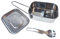 CARALL ESE028 Lunchbox in Acciaio Inox Contenitore per Pranzo Scatole Bento con Tre Scomparti 1200ml Portapranzo per Scuola Ufficio Campeggio Cucchiaio e Forchetta in Omaggio