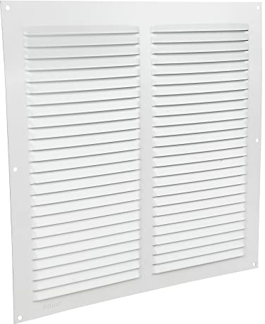 Cofan Rejilla de Ventilación | Fabricada en Aluminio Blanco | Medida de 30 x 30 cm | Medida Interior 26 x 26 cm | Unitario