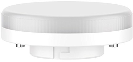 ledscom.de Bombilla LED GX53, blanca (3900 K), 0,6 W, 56 lm, mate