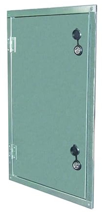 Puerta de contador de gas estanca de chapa galvanizada h60 l40