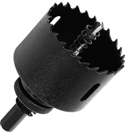 HSAWBIT HSS Bi-Metal 65mm Hole Saw, M42 Fast Cut Extra Cobalt Hole Cutter 45mm Cutting Depth, For Stainless Mild Sheet Wood Plastic Various Materials