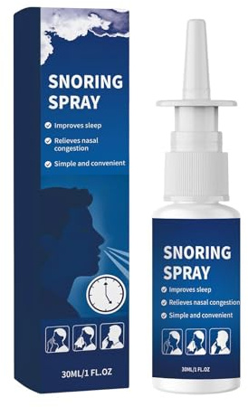Snarkspray Långvarig Skonsam Effektiv Portabel | Sömn och Snarkningslindring För Kvinna Man Pappa Make Familj Älskande
