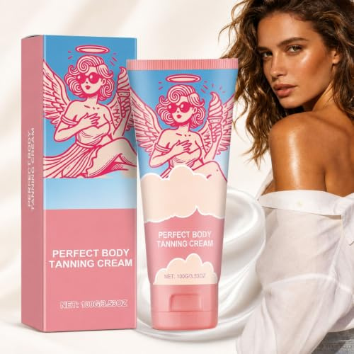 Sunbed Cream Tanning Accelerator - 100g Hydrating Self Tanning Lotion for Smooth Golden Glow - Lightweight Tanning Moisturiser for Face & Body