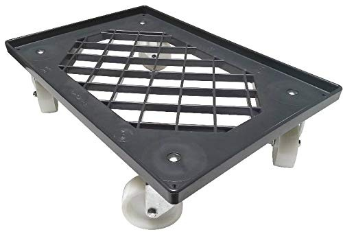 Carrello su Ruote con griglia per trasportare Cassette per Impasto Pizza da cm 60x40