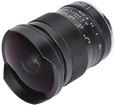 Fisheye Handlinse Full Fame Aviation Aluminium 11 mm F2.8 Vollformat Super Weitwinkel Manuelle Fokussierung Fisheye Linse ohne Anti-Shake(RF-Halterung)
