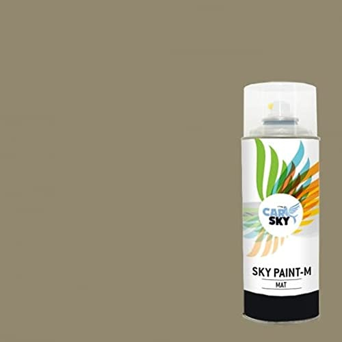 CARSKY Sprühfarbe RAL Grau Gelb 7034 mattes Finish 400ml