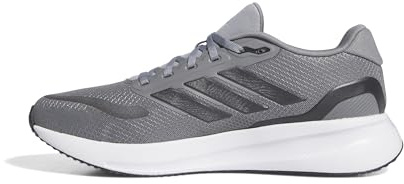 adidas Run Falcon 5 Herren-Sneaker, Grau/Carbon/Weiß