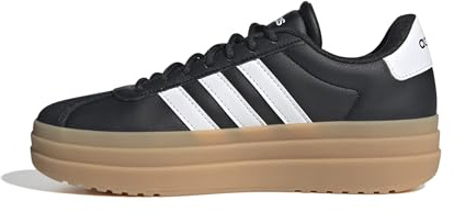 adidas Women's VL Court Bold Shoes, core Black/FTWR White/Cyber met., 3.5 UK