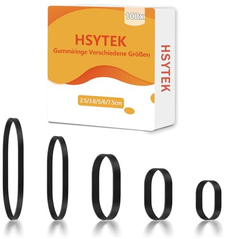 100 stycken svarta gummiband starka, 25, 38, 50, 60, 70 mm gummiband bred, gummiringar olika storlekar, tillverkade av naturgummi, hushållsgummi, lämpligt för dagligt bruk, kontorsbruk