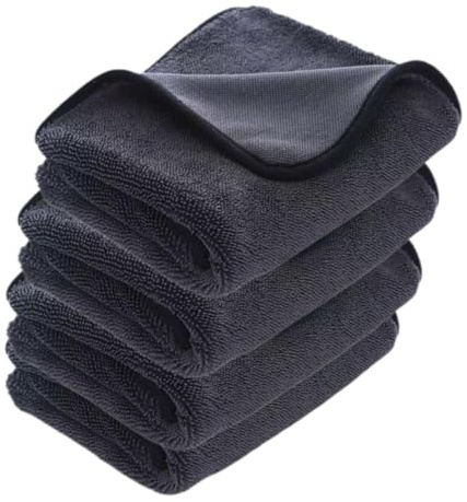 Totalclean Chiffon Magique XXL en Microfibre - Total Clean pour Vitre Sans Trace, Voiture et Moto - Serviette de Nettoyage Auto Lavettes Réutilisables 60*90