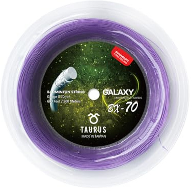 Corde de raquette de badminton | Long fil de badminton pour raquette - Corde de raquette élastique de 200 m pour les amateurs débutants athlètes
