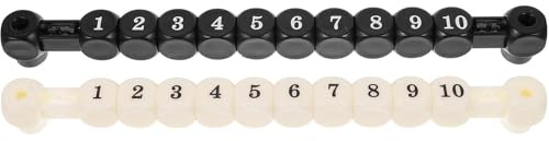Homoyoyo Barre Segnapunti Multifunzionali per Calcio Balilla, Piccoli Marcatori di Punteggio in Plastica Resistente, Set da 2 Pezzi per Giochi da Tavolo e Calcio Tavolo, Accessori