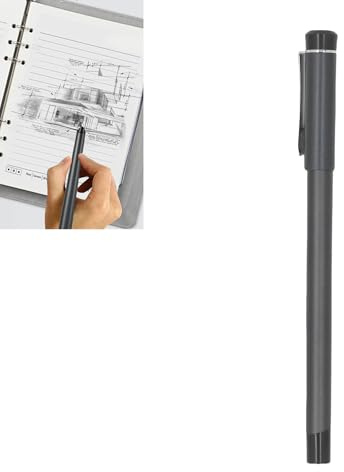 Cuifati Cuaderno Digital con Lápiz Inteligente, 5.0 OCR Reconocimiento de Texto Sincronización en Tiempo Real, Dibujo AI Dibujo de Voz Reproducción de Escritura a Mano, para Tabletas (Black)