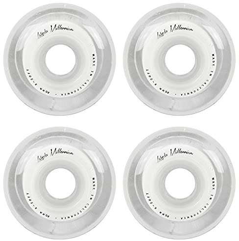 Labeda Millennium Gripper White Roller Hockey Inline Wheels 80mm X-Soft 4 Pack