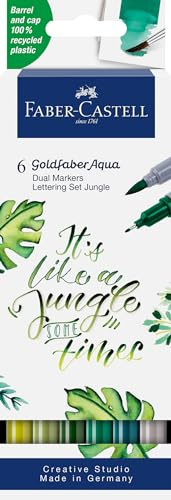 Faber-Castell - Goldfaber Aqua Dual Marker Jungle, 6 Farben