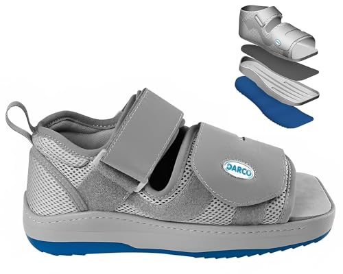 Relief Dual Plus OffLoading Shoe - Medical Boot for Foot Fracture and Post-Op Silver