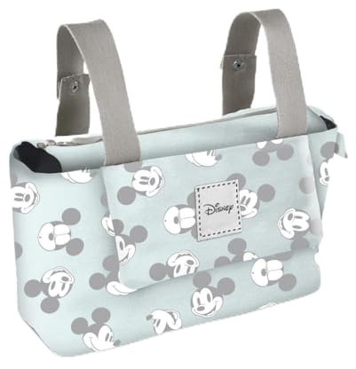 Disney Topolino Bonny-Borsa Organizer per Passeggino Hamper Mommy, Blu, 39 x 24 cm, Capacità 10 L