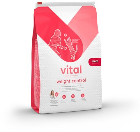 Mera Vital Weight Kontrol Nourriture diététique pour Chat Adulte 3 kg Faible teneur en matières Grasses pour Maintenir Un Poids idéal