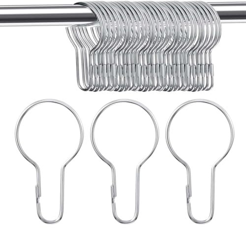 EIHI Ganci per Tende, Ganci Tende, Ganci per Tenda Doccia Anelli Ganci Sospeso per L'Ordinamento e Organizzazione, 30 pezzo