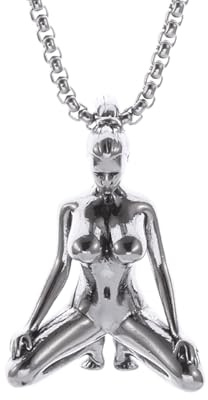 Hao Wu Xuan Trend Design Nackt Pferdeschwanz Göttin Anhänger Halskette Mann Frau Persönlichkeit Punk Stil Casual Täglich Schmuck Accessoires
