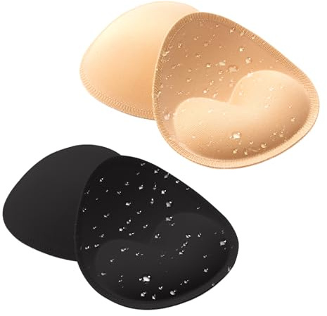 Nimiah Waterproof Swimsuit Bra Inserts Pushup for Bikini Sports Bra,2 Pairs
