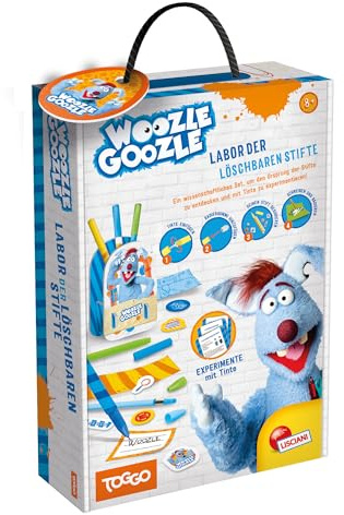 Lisciani – WOOZLE GOOZLE Laboratorium med raderbara pennor – vetenskaplig experimentlåda från 7 år – kemiset för barn – DIY kreativ låda – pedagogisk leksak och presentidé från 7