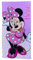 CARTOON Toalla playa Minnie Disney toalla microfibra poliéster infantil 245gsm tamaño 70x140cm playa piscina