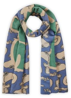 CODELLO Weicher Peanuts Schal mit Peanutsmotiv