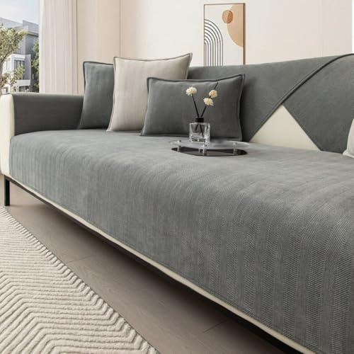 QHAIYYBF Sofföverdrag halkfritt soffskydd sofftäcke, soffa sittdyna, soffskydd1 2 3 4-sits L form sofföverdrag, nya universella halkfria sofföverkast för vardagsrum