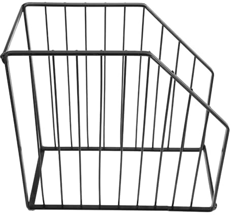 SEWACC Organizador de Ollas y Sartenes de Esquina Negro Estante de Cocina Doble Capa 12 CM Alto Soporte Metálico Resistente para Gabinetes y Encimeras Organizador para Utensilios y