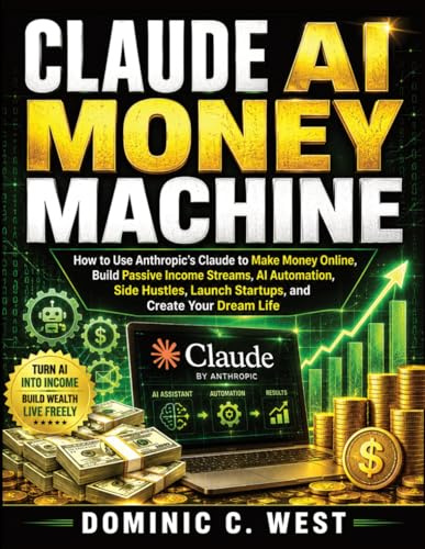 Claude AI Money Machine: How to Use Antropic’s Claude to Make Money Online, Build Passive Income Streams, AI Automation, Side Hustles, Launch Startups, and Create Your Dream Life