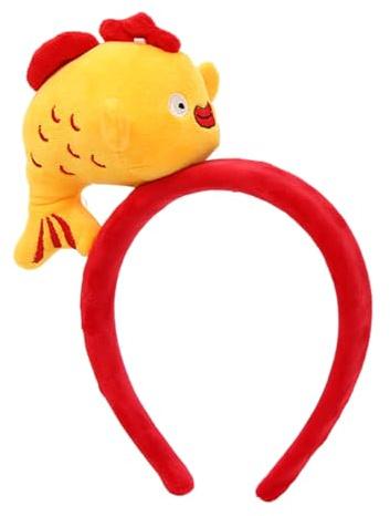 Diadema elástica de felpa suave con diseño de carpa, adorno para el pelo para niños, niñas, mujeres, uso diario, accesorios de fiesta