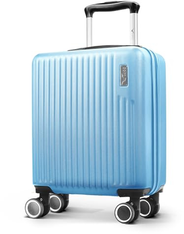 LUGG 15inch Vacay Suitcase ABS Luggage, Aluminium Trolley Handle, 360° Spinner Wheels, Water-Resistant & Durable Material - Airline Compatible (45 x 20 x 33cm)
