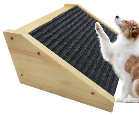 Rampe pour Chien Canapé 30x15x25cm Escalier pour Chat Âgé Rampe en Bois Chien Antidérapante Portable Rampes D'accès Voiture Sécurité Intérieur Canapé Sofa Chevet Maison Chambre Séjour