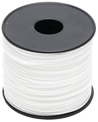 Corde Tresse polypropylène Blanche Bobine Ø 2 mm ± 100m, Flandria 421