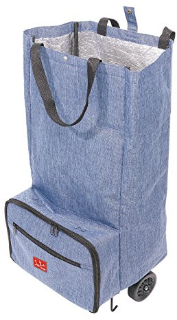 Jata Hogar Carro compra térmico 2 ruedas 30L azul 994, 32x27x70 cm