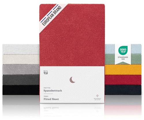 Blumtal frotté underlakan - Cuddly soft underlakan, Oeko-Tex certifierat, olika färger och storlekar