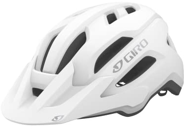 Giro Fixture II MIPS Mountain Bike Helmet for Men, Women, Kids, and Adults – Matte White/Grey Logo, Universal Adult (54–61 cm)