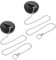 JJUNW 2 tapones de goma para lavabo, tapón de desagüe con cadena de bolas de acero inoxidable, tapón de goma para fregadero, diámetro de 42 a 47 mm, para bañera, cocina, lavabo, alcantarillado