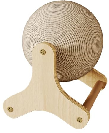Sisal Rope Cat Toy - kattunge sisal repboll - kattunge-sladd med icke-glidande kort | Interaktivt inomhus- och kattkaninträningshjul för PLA