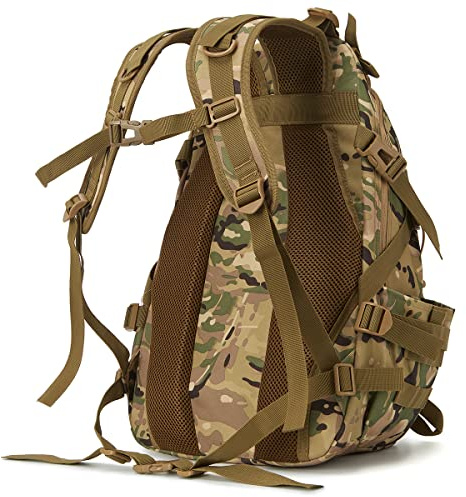ETWBO Military Tactical Backpack 35L Large Army Rucksacks Molle Bug Out Bag Assault Pack for Outdoor Camping Trekking Hunting Hiking Laptop Daypack(CP)