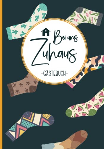 Gästebuch Zuhause: Lustiges Geschenk zum Einzug oder Umzug in die neue Wohnung ein Eintragalbum für Gäste das Einzugsgeschenk für das neues Haus das witziges Einweihungsgeschenk für die Familie