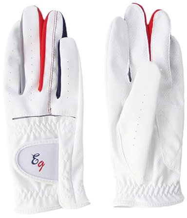 F Fityle Guantes de Golf para Mujer, Guantes de Golf de Malla, Regalo de Golf, Guantes de Golf Suaves, Guantes de Golf elásticos, Guantes para ambas Manos para, 6.5 cm a 7.0 cm