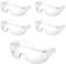Ksvaye 5 Piezas Gafas de Seguridad Trabajo Gafas Proteccion Laboral Gafas de Proteccion con Lentes Transparentes Antivaho y Antipolvo y Antipolvo Gafas de Seguridad Laboratorio Industria Agricultura