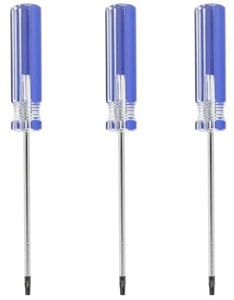 3 st T8 T9 T10 magnetisk torx-skruvmejsel, 76 mm skruvdragare med halkfritt handtag för reparation av apparater