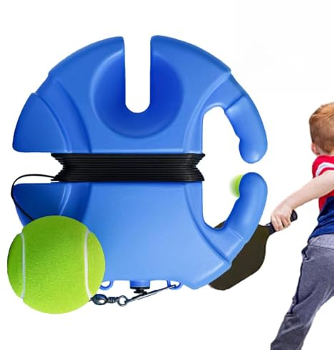Générique Entraîneur de de Tennis, Ensemble d'entraîneur de Tennis - d’entraîneur de | Balle avec Ficelle pour Un entraînement amélioré-1 équipement de Portable pour Adultes ou débutants